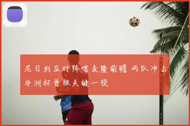 尼日利亚对阵喀麦隆前瞻 两队冲击非洲杯晋级关键一役